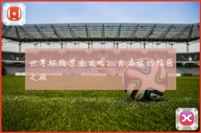 世界杯购票全攻略：开启你的绿茵之旅